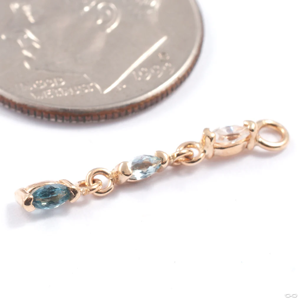 Adore Charm in Gold from Quetzalli - Image 2