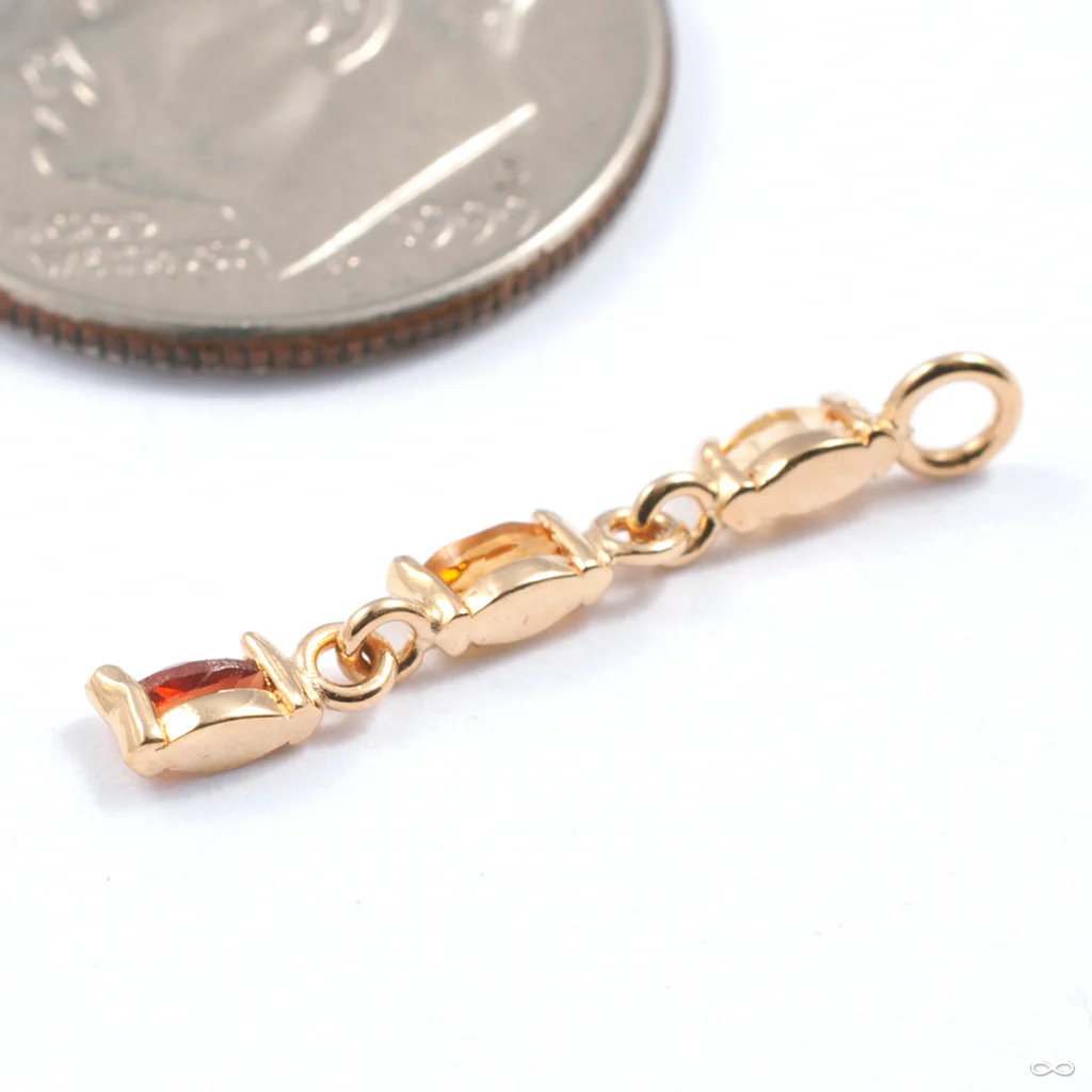 Adore Charm in Gold from Quetzalli - Image 4
