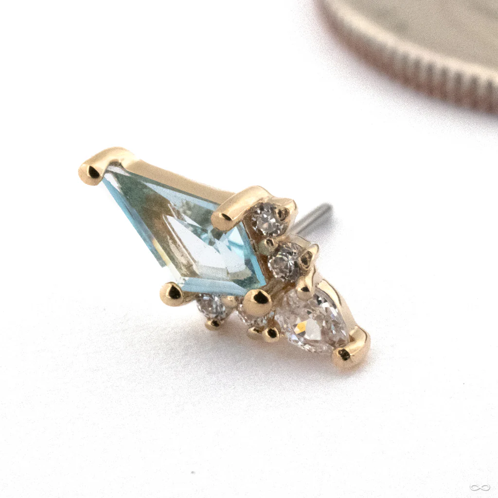 Afterglow Press-fit End in Gold from Buddha Jewelry - Image 4