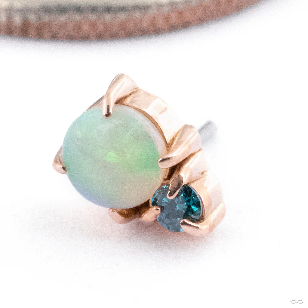 Afterglow Press-fit End in Gold from Maya Jewelry - Image 2