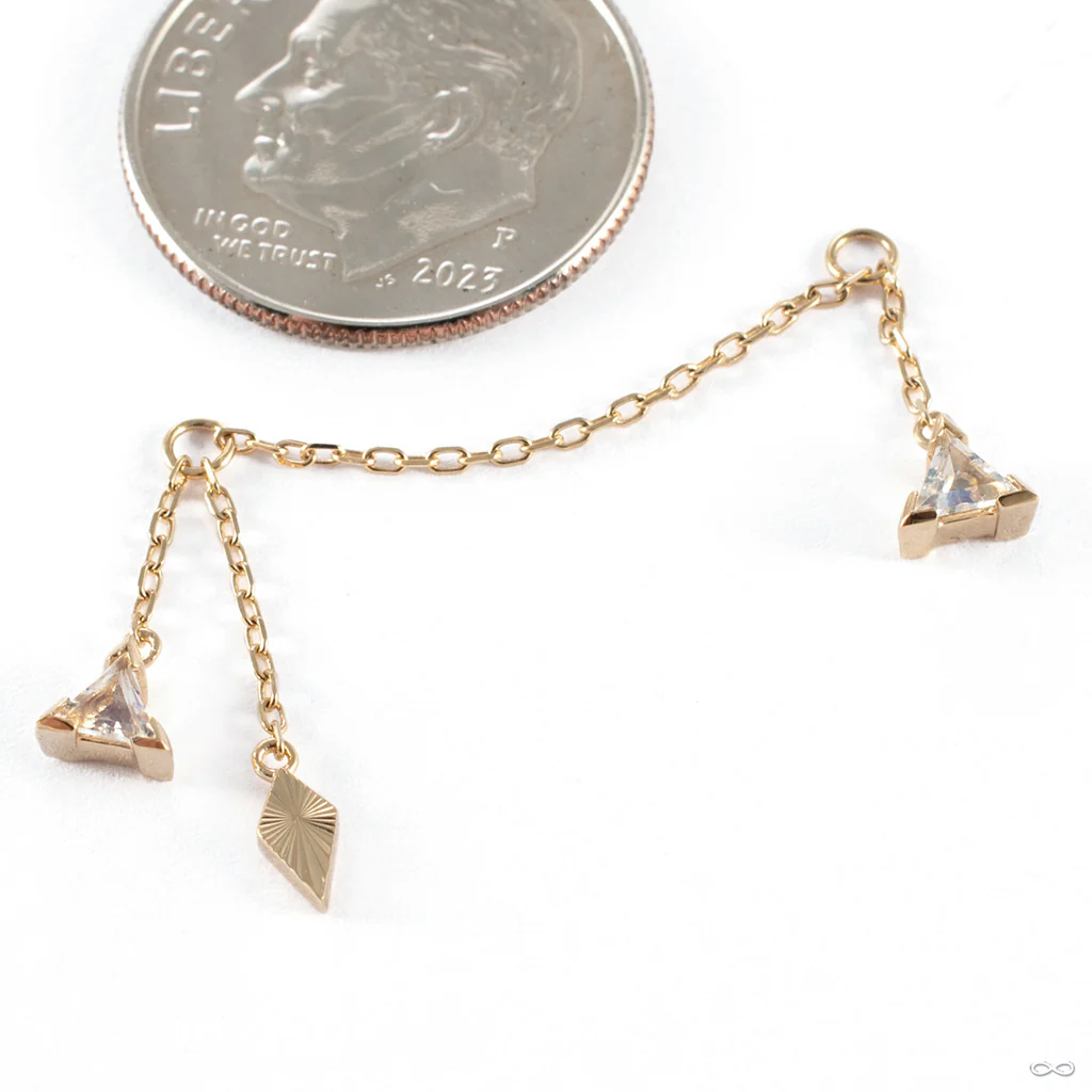 Andromeda Chain in Gold from Modern Mood