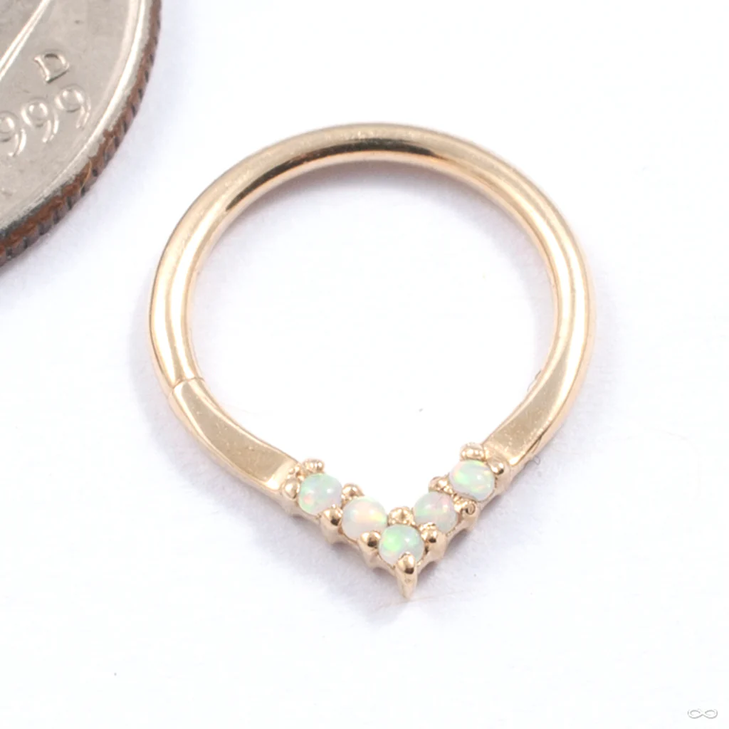 Apex Seam Ring in Gold from Tawapa - Image 7