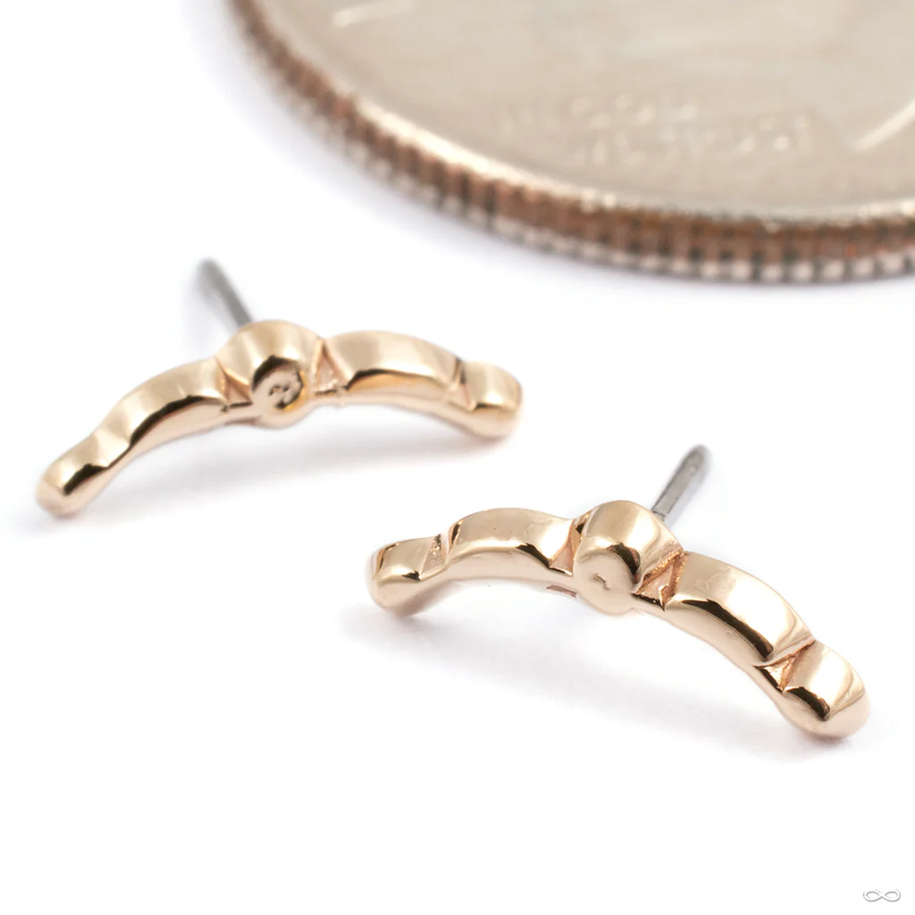 Archer Press-fit End in Gold from Sacred Symbols