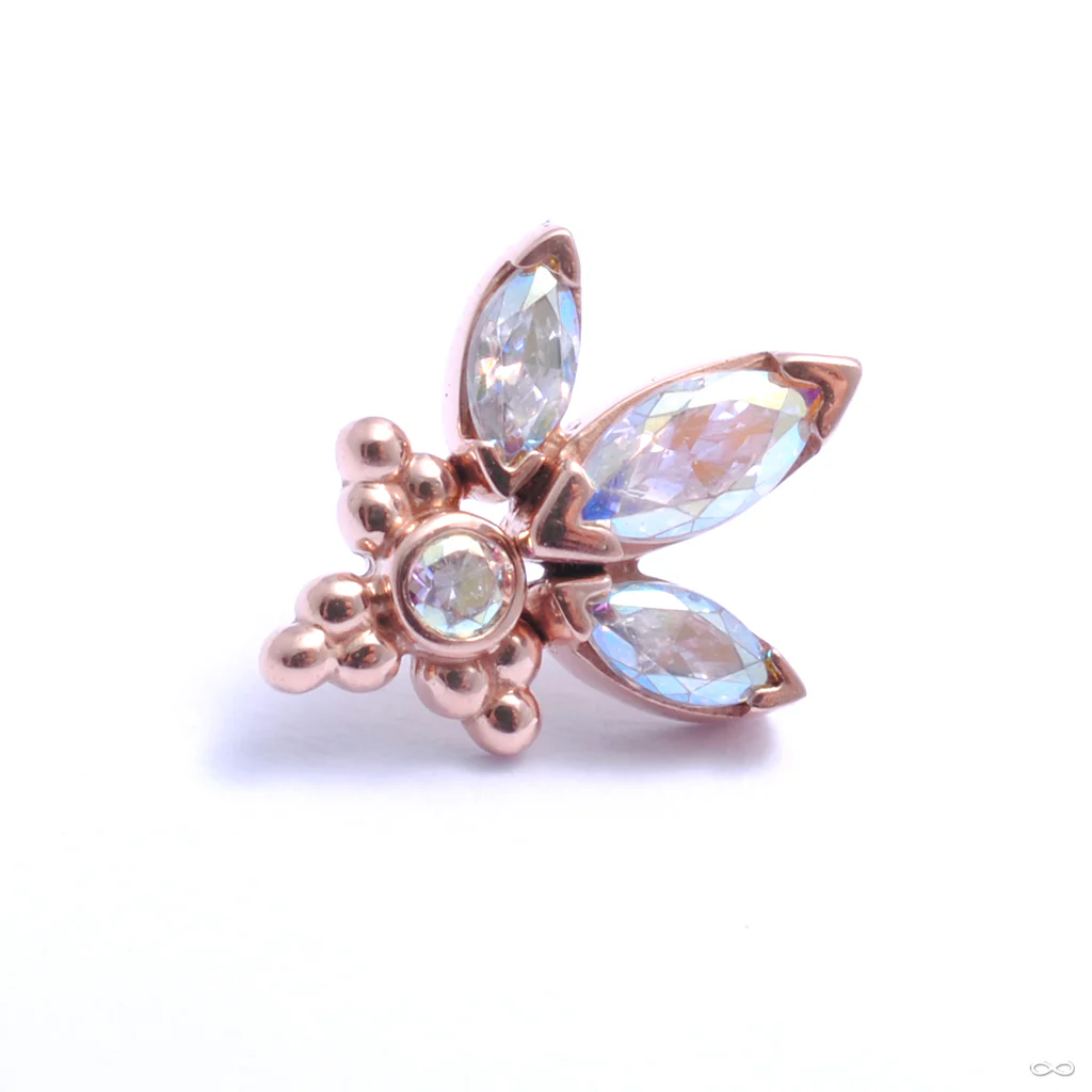 Audrey Press-fit End in Gold from LeRoi - Image 2
