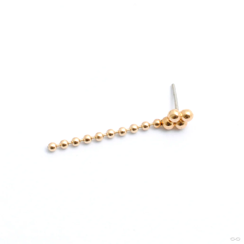 Baby Gita Kite Press-fit End in Gold from Quetzalli - Image 2