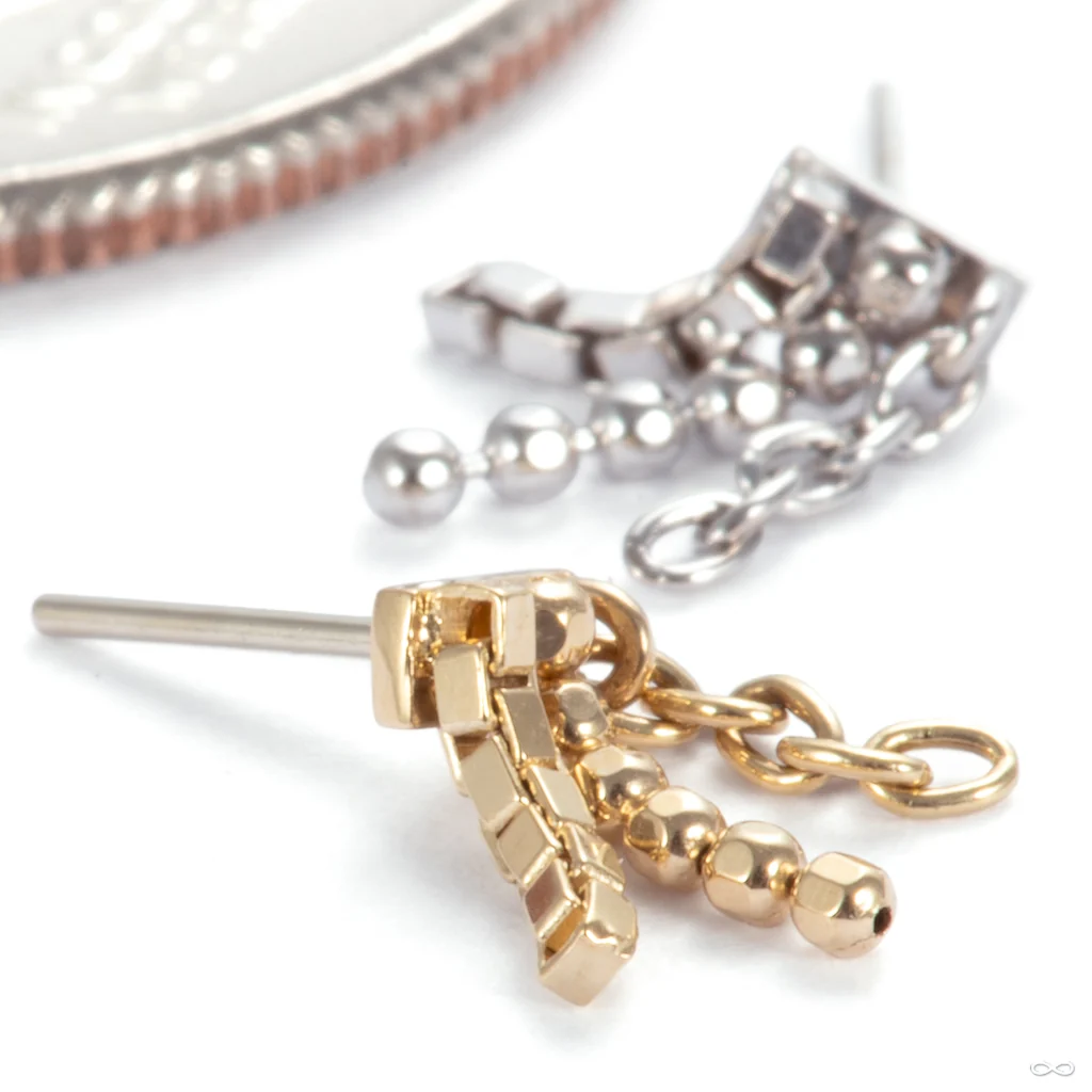 Bada Trio Press-fit End in Gold from Pupil Hall