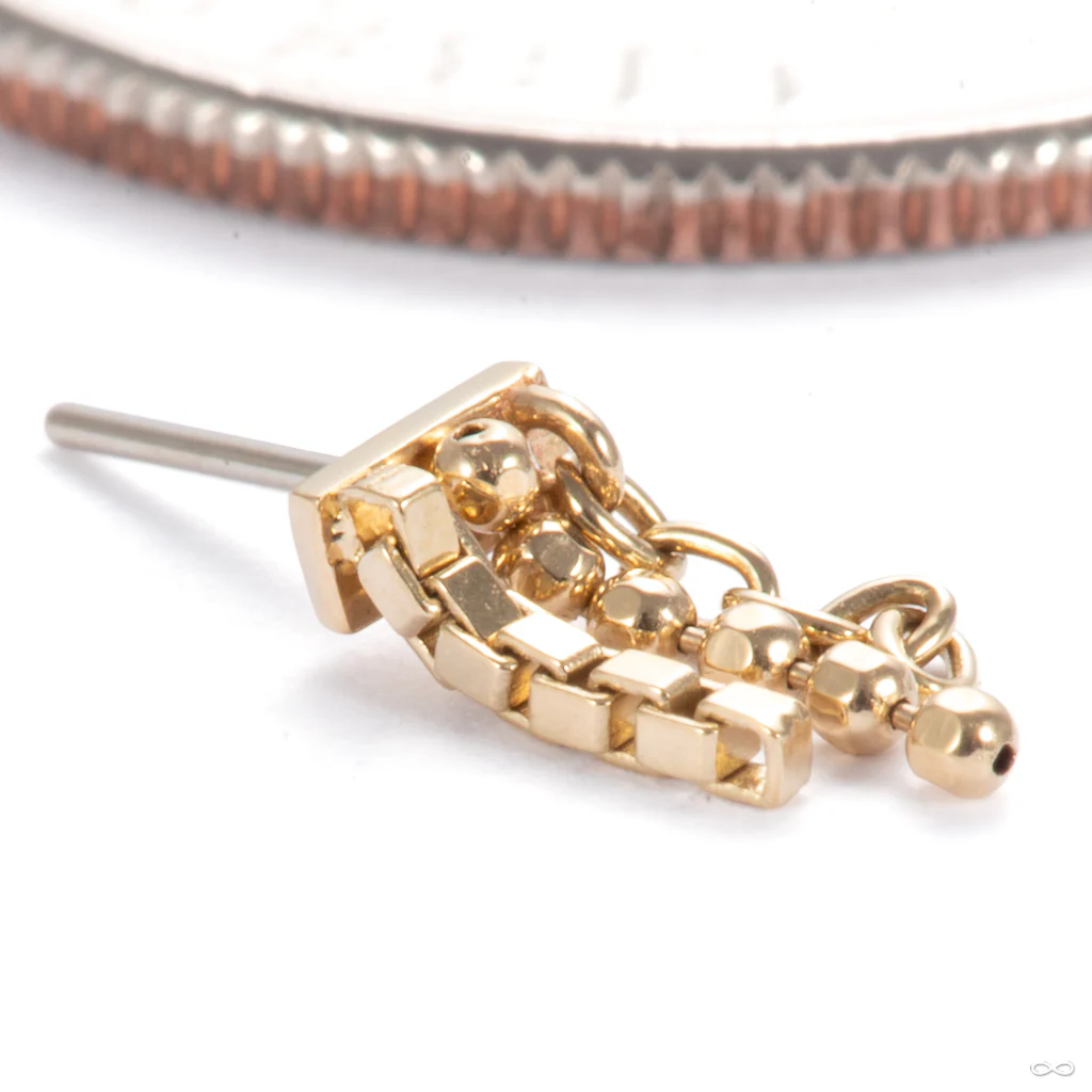 Bada Trio Press-fit End in Gold from Pupil Hall - Image 3