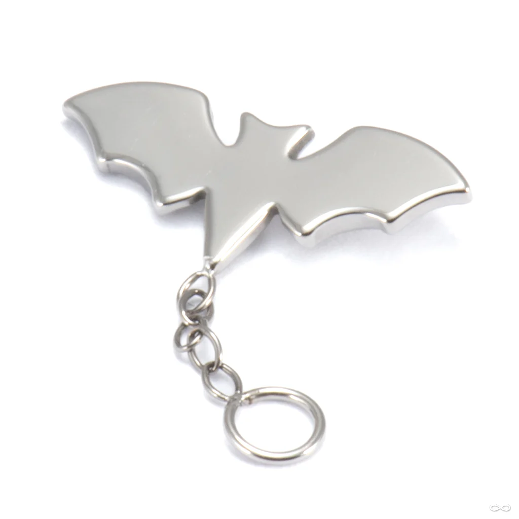Bat Charm in Titanium from Diablo Organics - Image 2