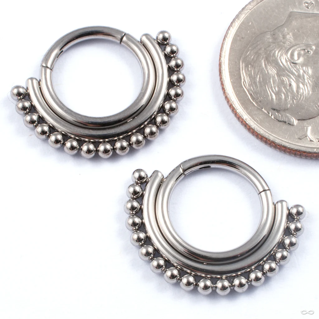 Beaded Clicker in Titanium from Diablo Organics
