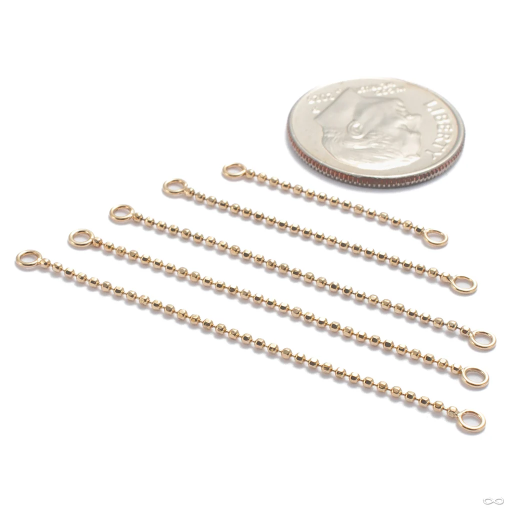 Beaded Lynx Chain in Gold from Pupil Hall - Image 2
