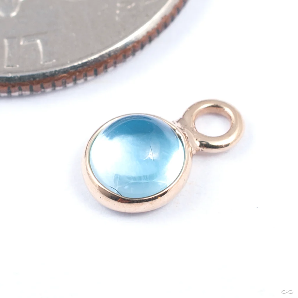 Bezel Charm in Gold from Modern Mood - Image 2