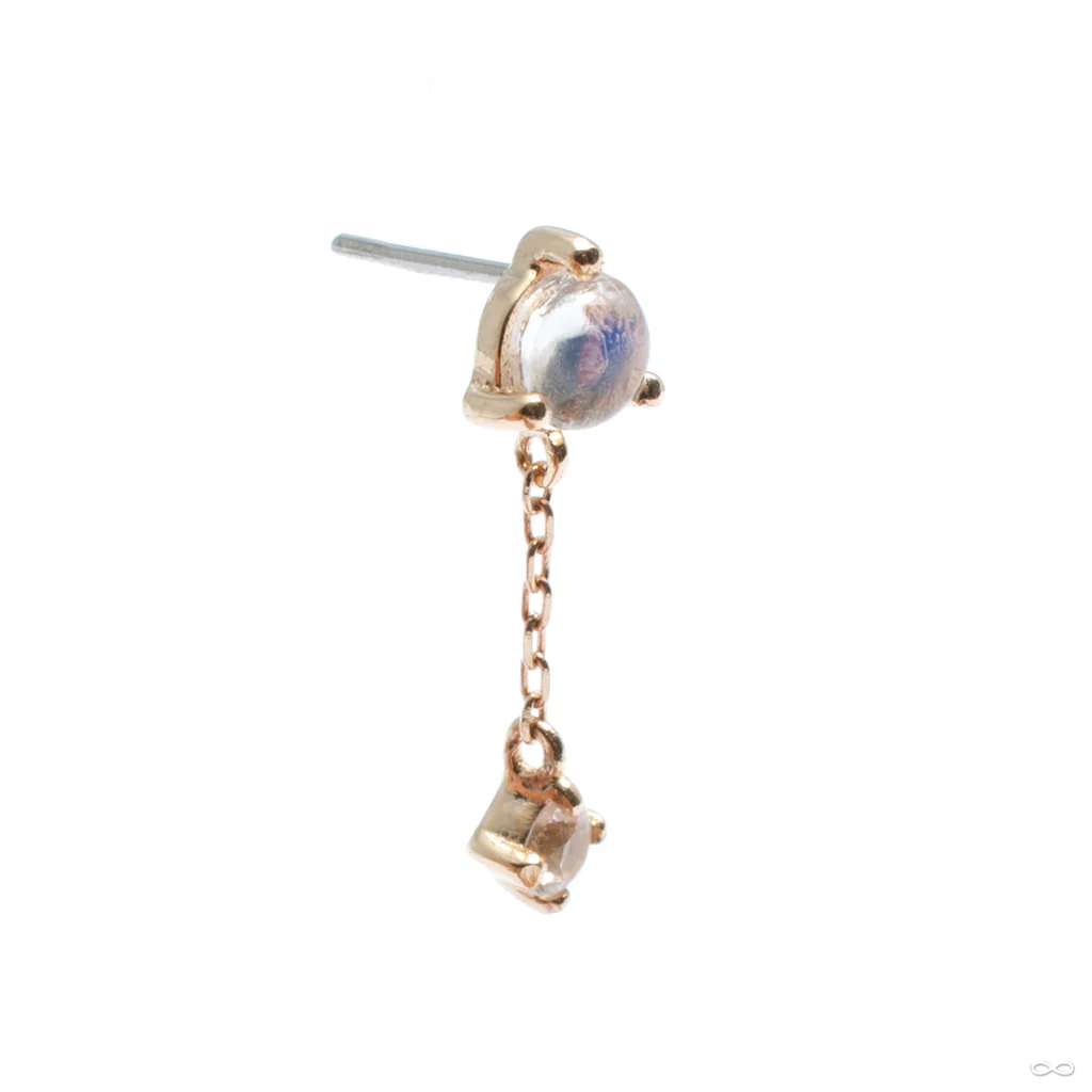 Bianca Press-fit End in Gold from Buddha Jewelry - Image 7