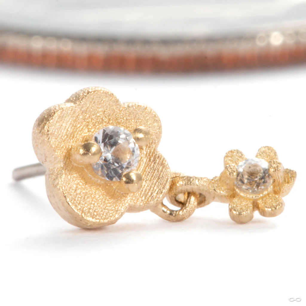 Bitty Oopsie Daisy Press-fit End in Gold from Pupil Hall - Image 5