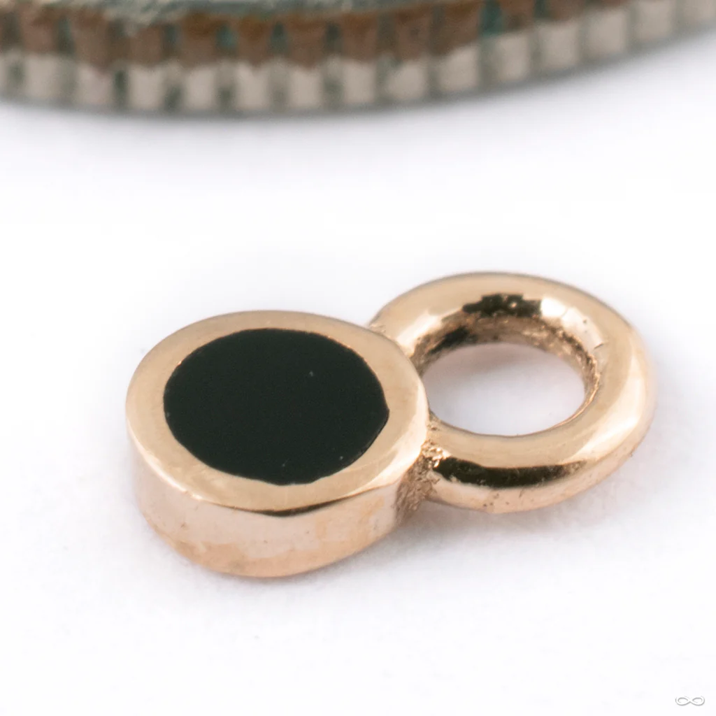 Bitty Polka Charm in Gold from Pupil Hall - Image 2