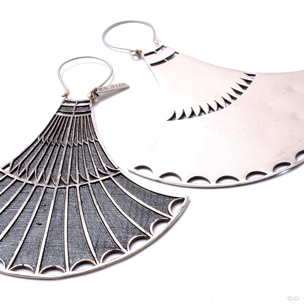 Blue Lotus Hoop Earrings from Eleven44 - Image 2