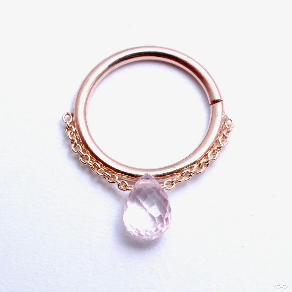 Briolette Seam Ring in Gold from Pupil Hall - Image 2