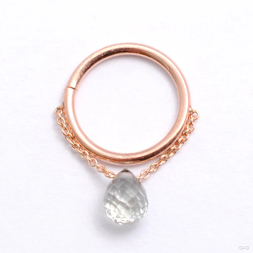Briolette Seam Ring in Gold from Pupil Hall - Image 6