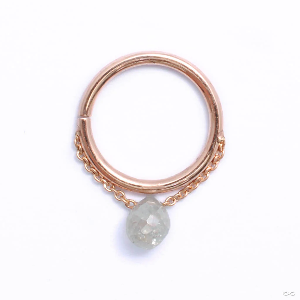 Briolette Seam Ring in Gold from Pupil Hall - Image 8