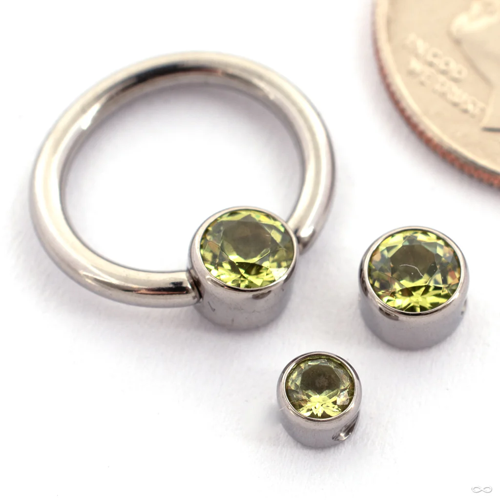 Captive Gem Bead in Titanium from Industrial Strength - Image 15