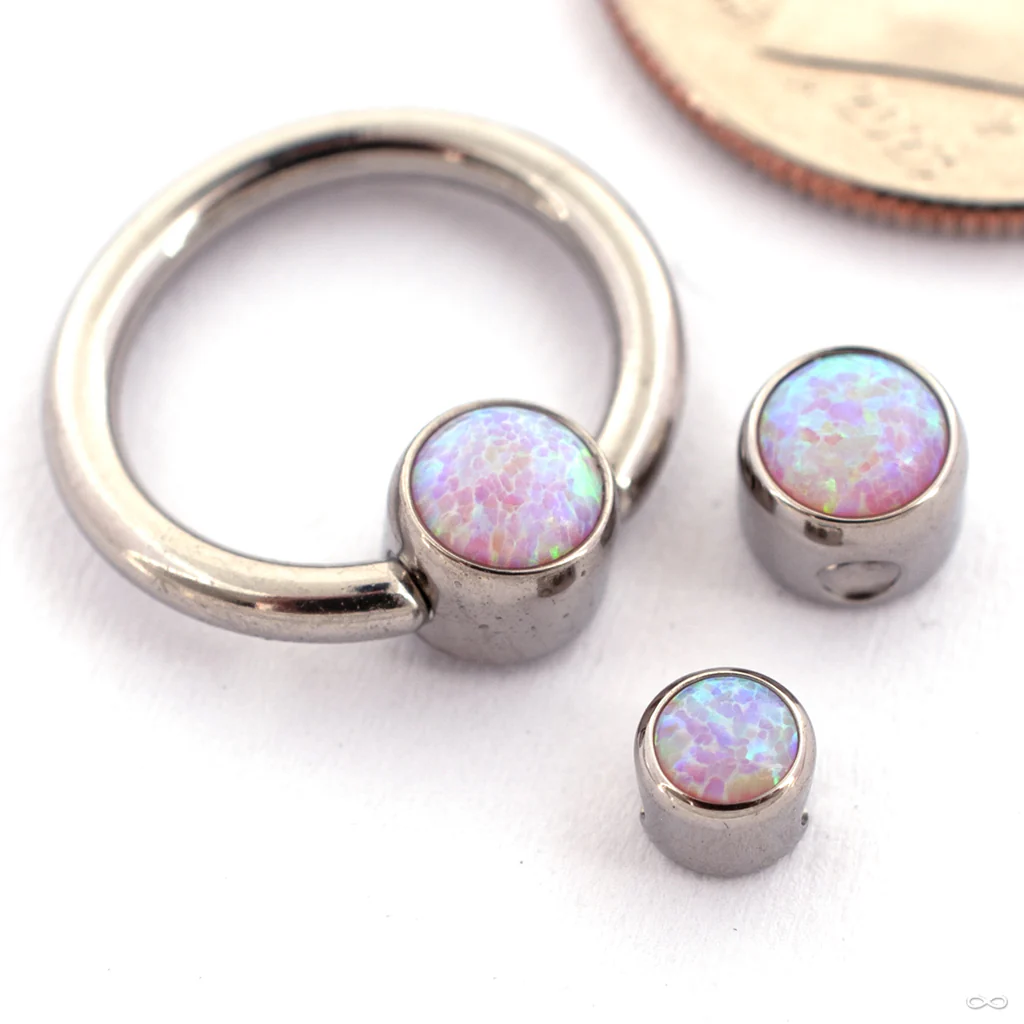 Captive Gem Bead in Titanium from Industrial Strength - Image 6