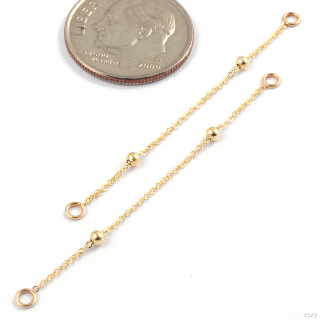 Chime Chain in Gold from Quetzalli