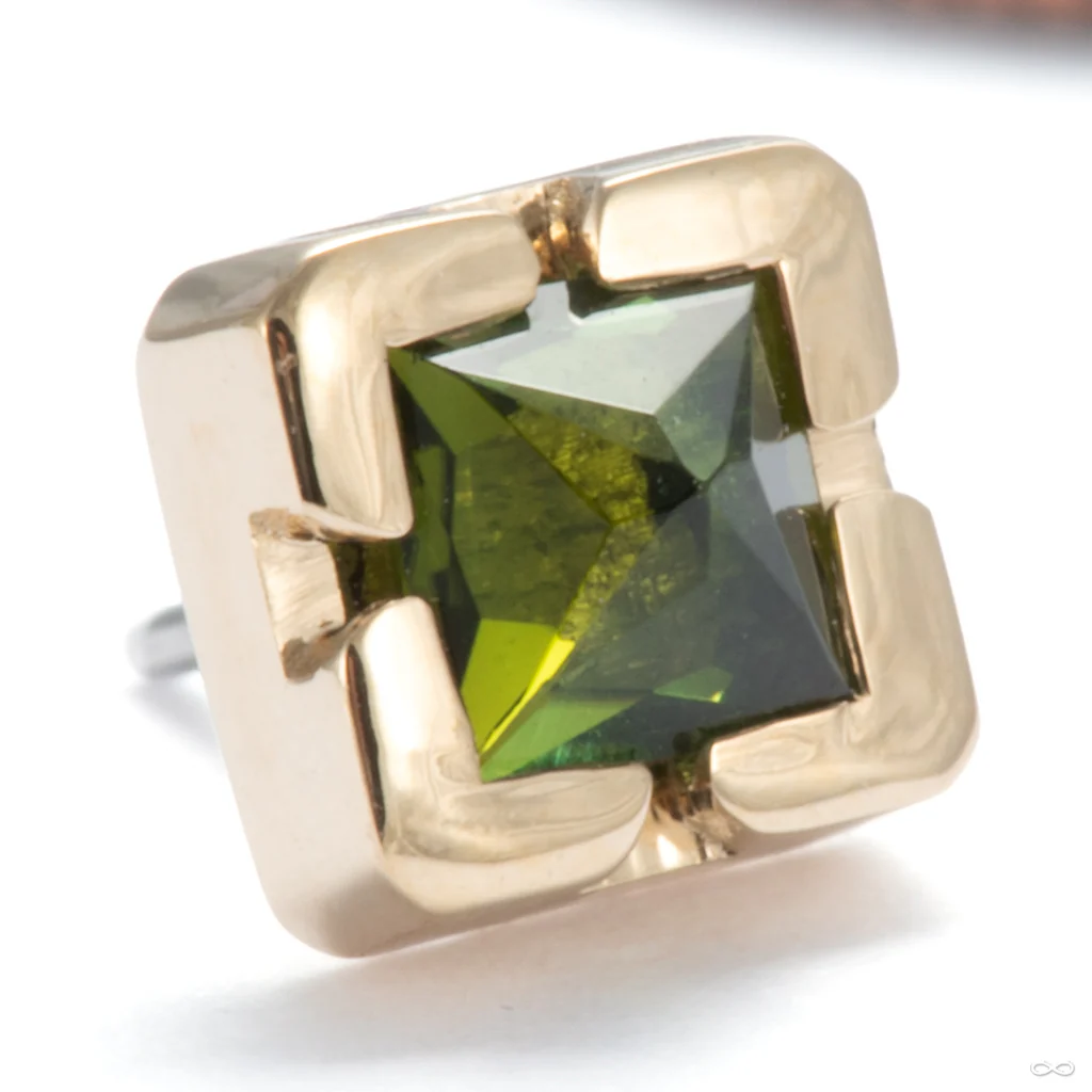 Chroma Press-fit End in Gold from Tether Jewelry - Image 13