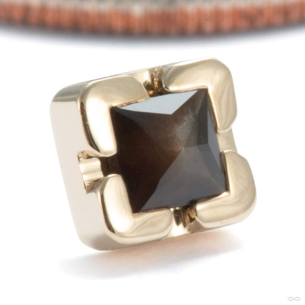 Chroma Press-fit End in Gold from Tether Jewelry - Image 15