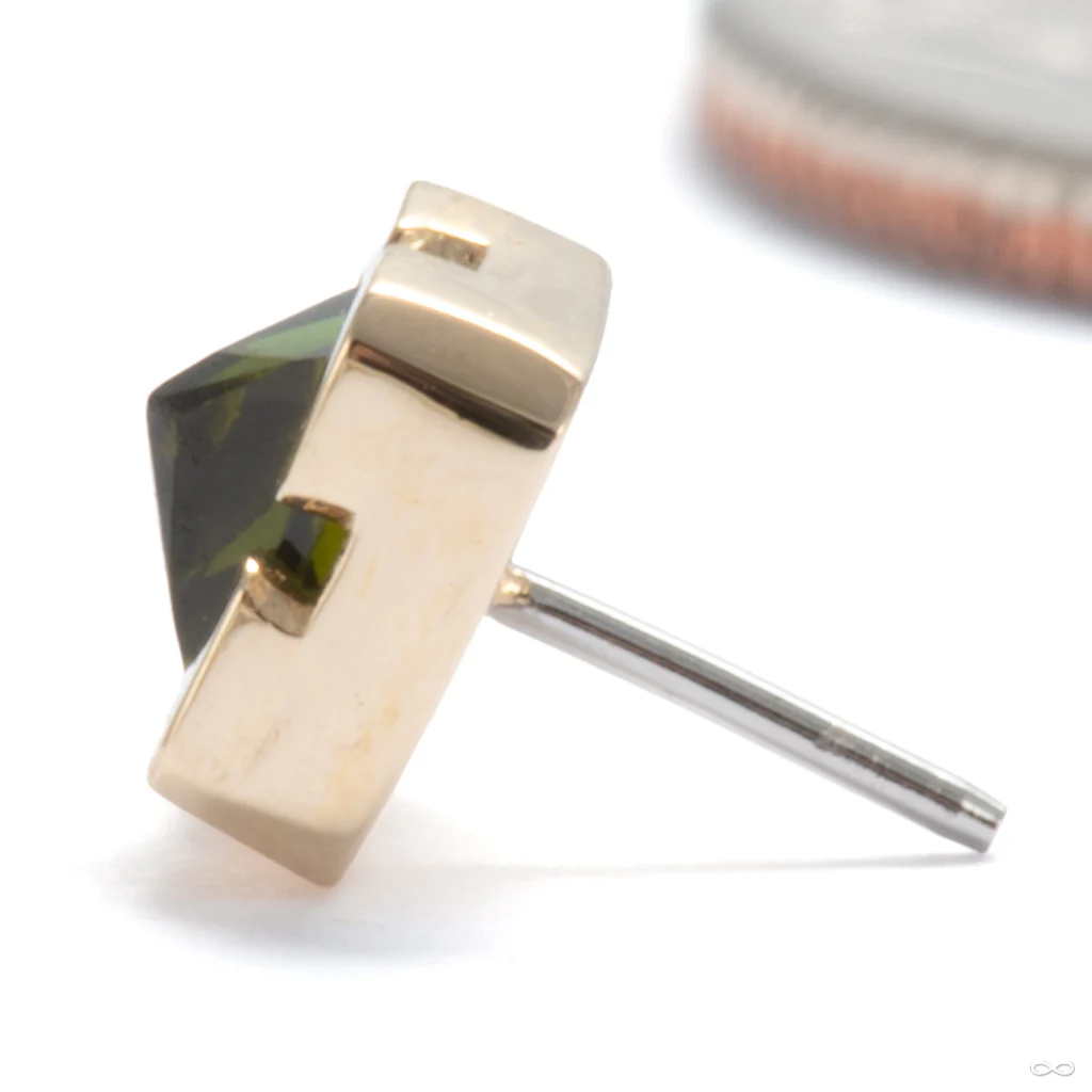 Chroma Press-fit End in Gold from Tether Jewelry - Image 16