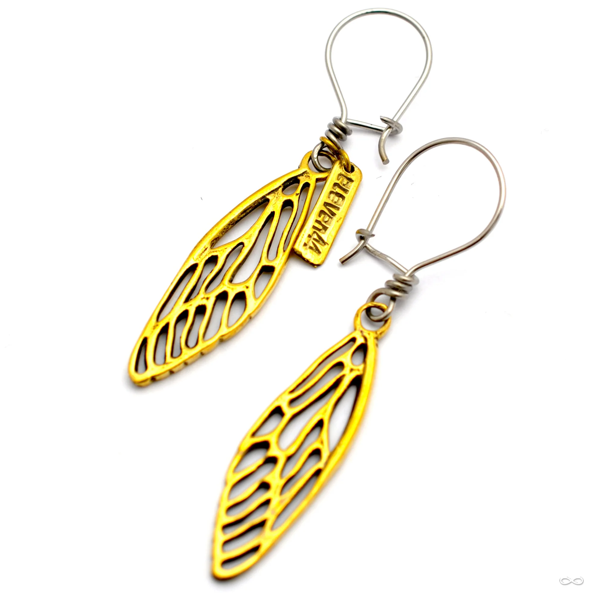 Cicada Wing Earrings from Eleven44 - Image 2