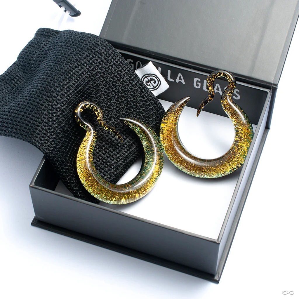 Crescent Dichroic Hoops from Gorilla Glass - Image 10