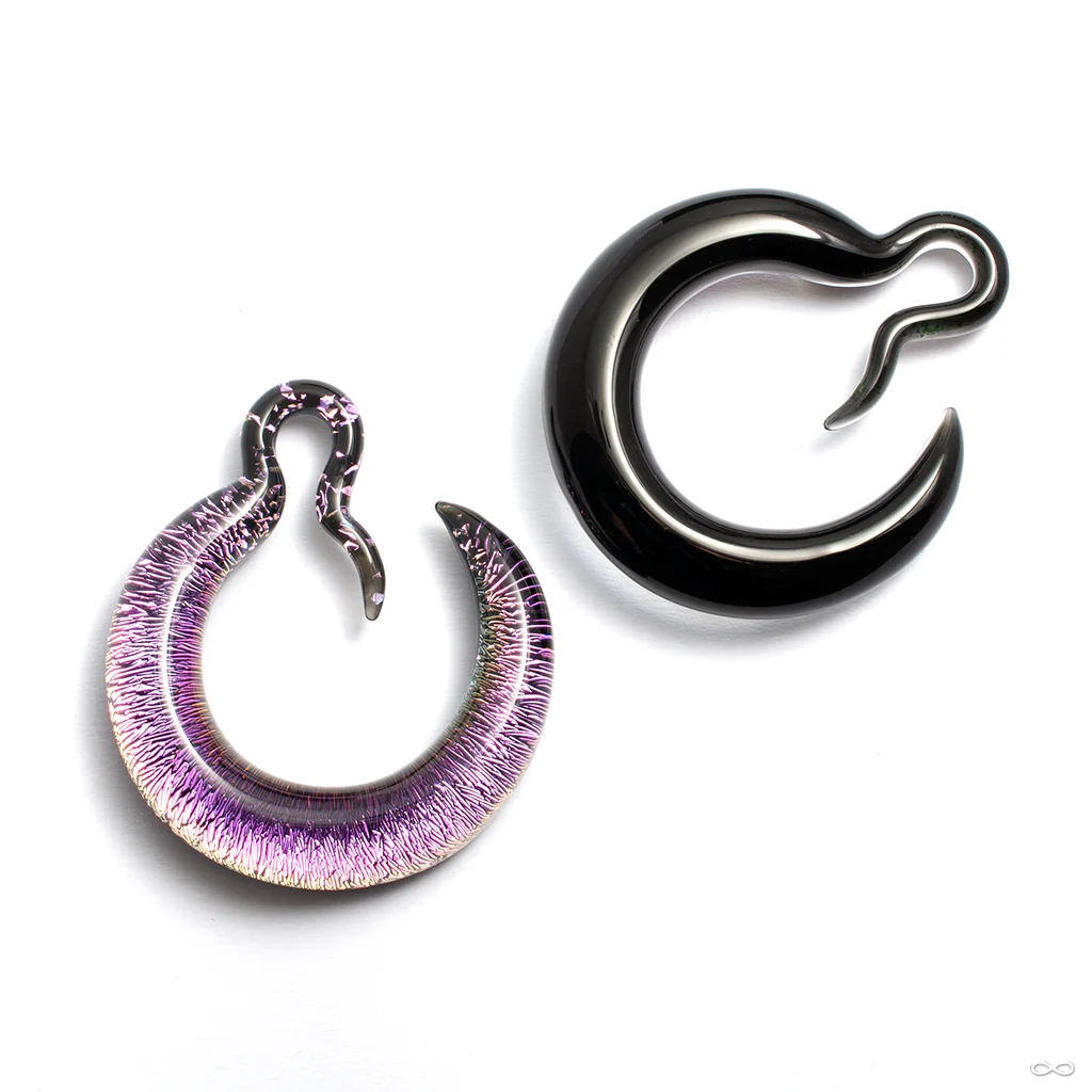 Crescent Dichroic Hoops from Gorilla Glass - Image 2