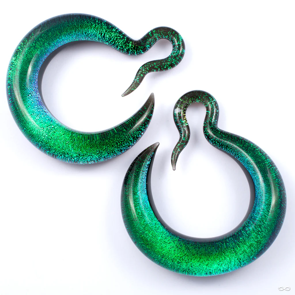 Crescent Dichroic Hoops from Gorilla Glass - Image 3