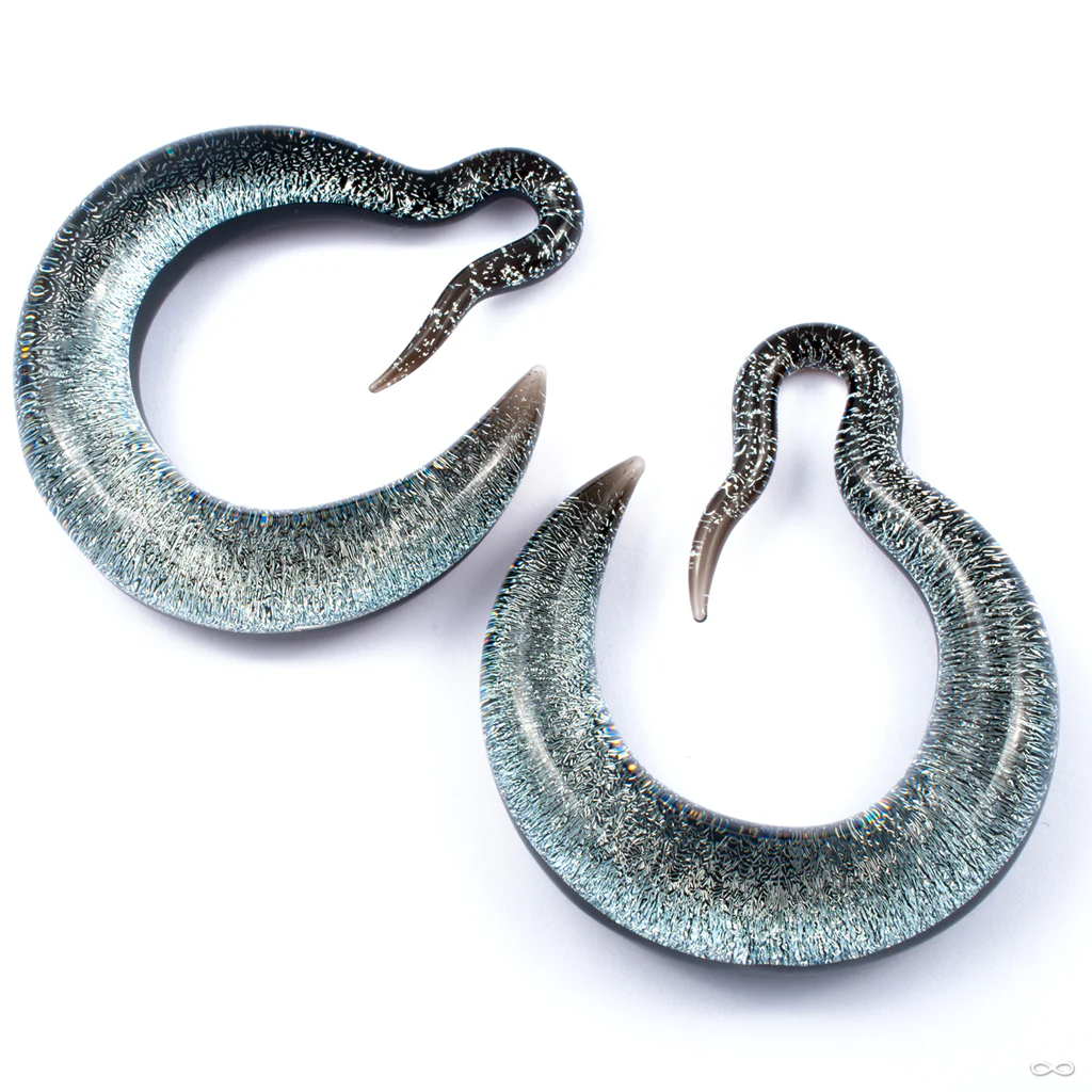 Crescent Dichroic Hoops from Gorilla Glass - Image 4