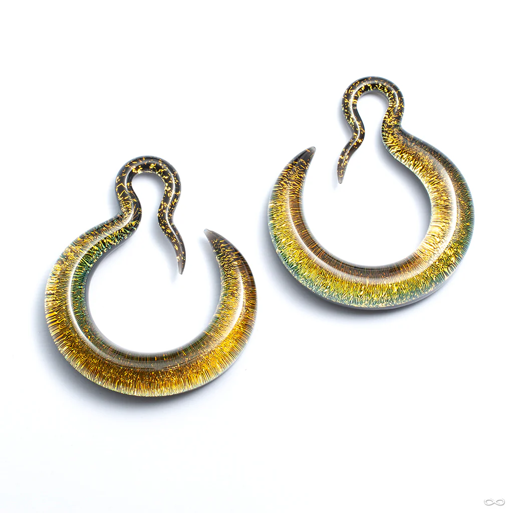 Crescent Dichroic Hoops from Gorilla Glass - Image 5