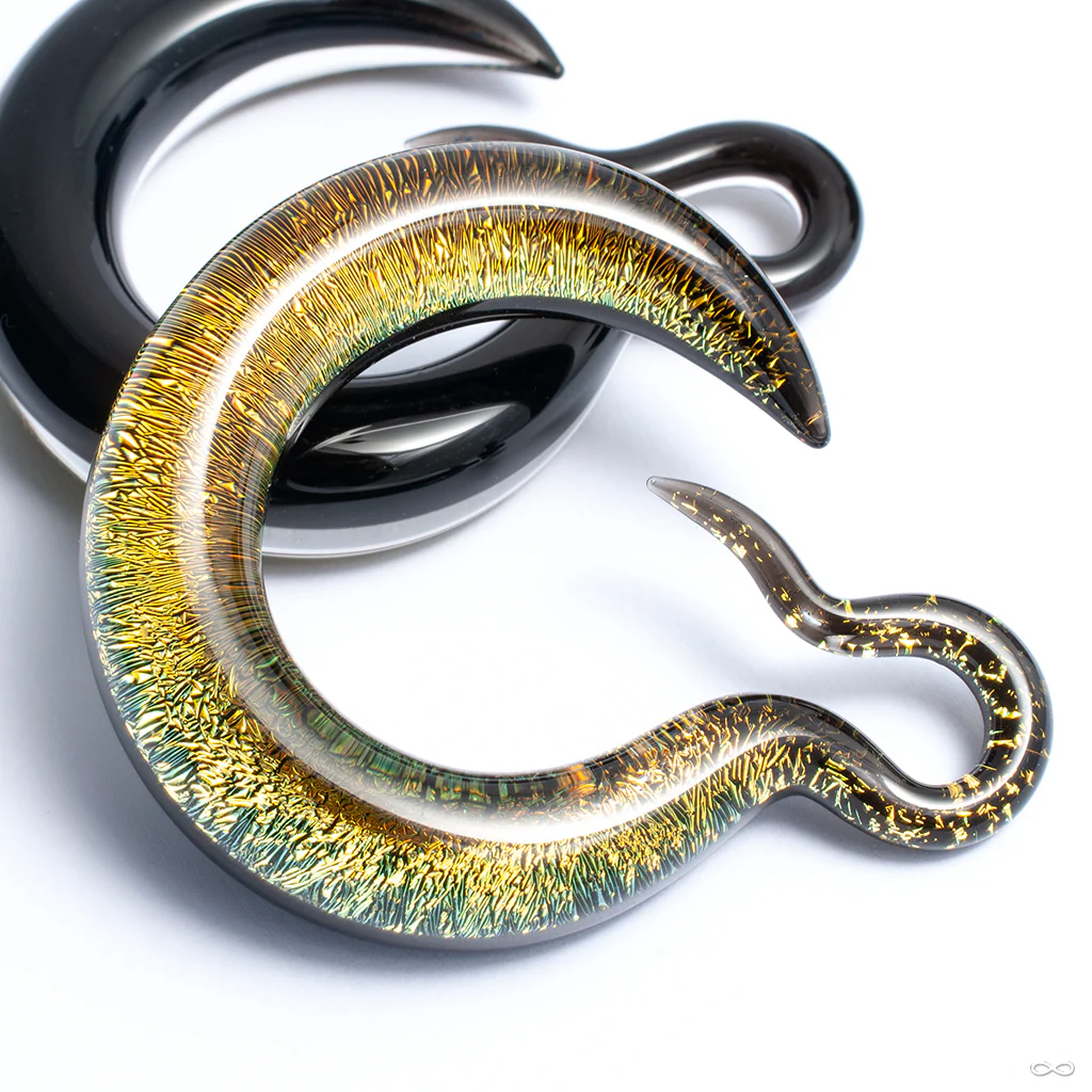 Crescent Dichroic Hoops from Gorilla Glass - Image 8