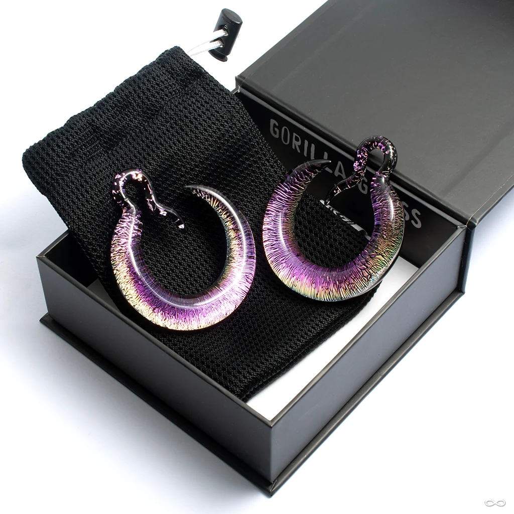 Crescent Dichroic Hoops from Gorilla Glass - Image 9