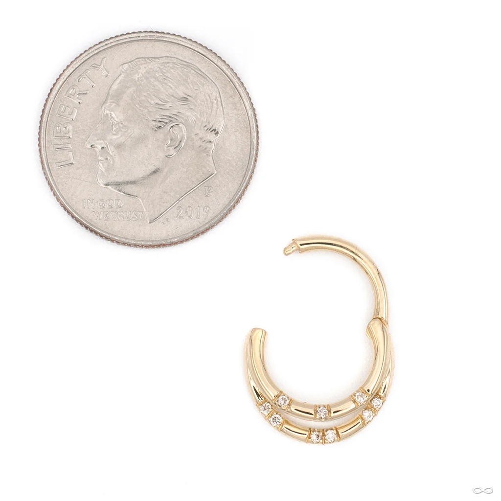 Criminally Humble Stacked Clicker in Gold from Pupil Hall - Image 3
