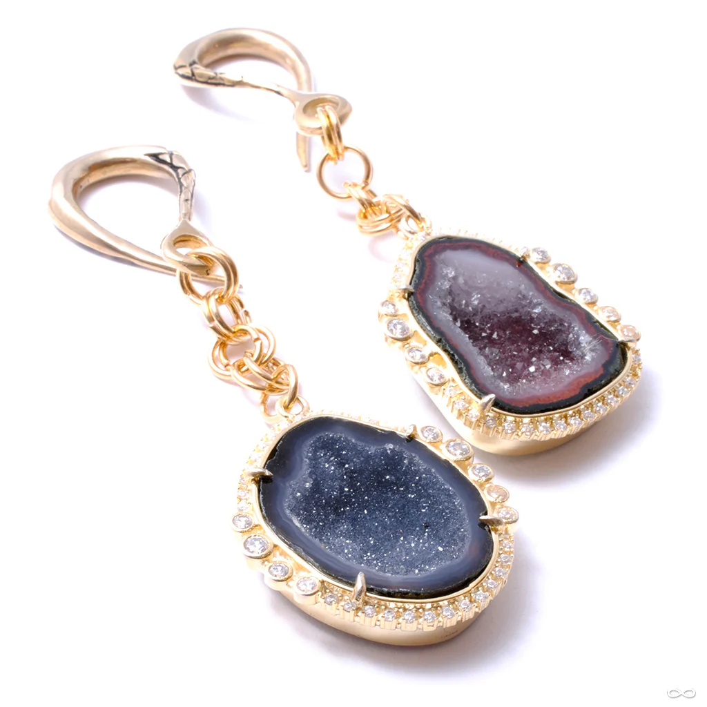 Crossovers with CZ Lined Black Druzy from Oracle - Image 2