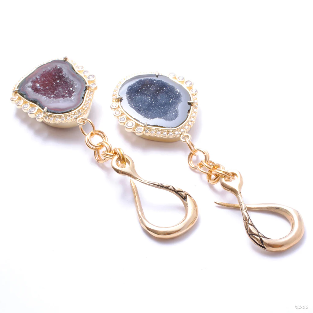 Crossovers with CZ Lined Black Druzy from Oracle - Image 3