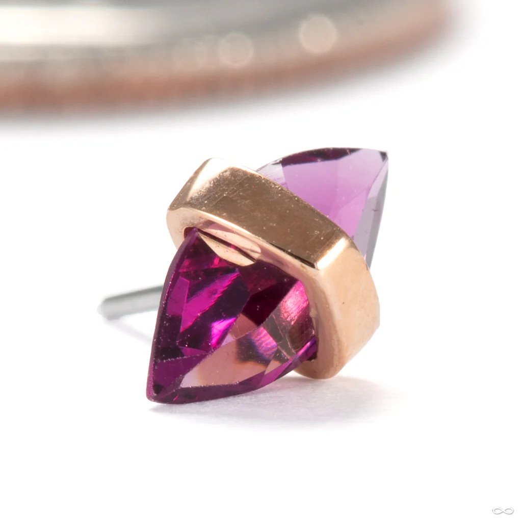 Crystalized Press-fit End in Gold from Pupil Hall - Image 2