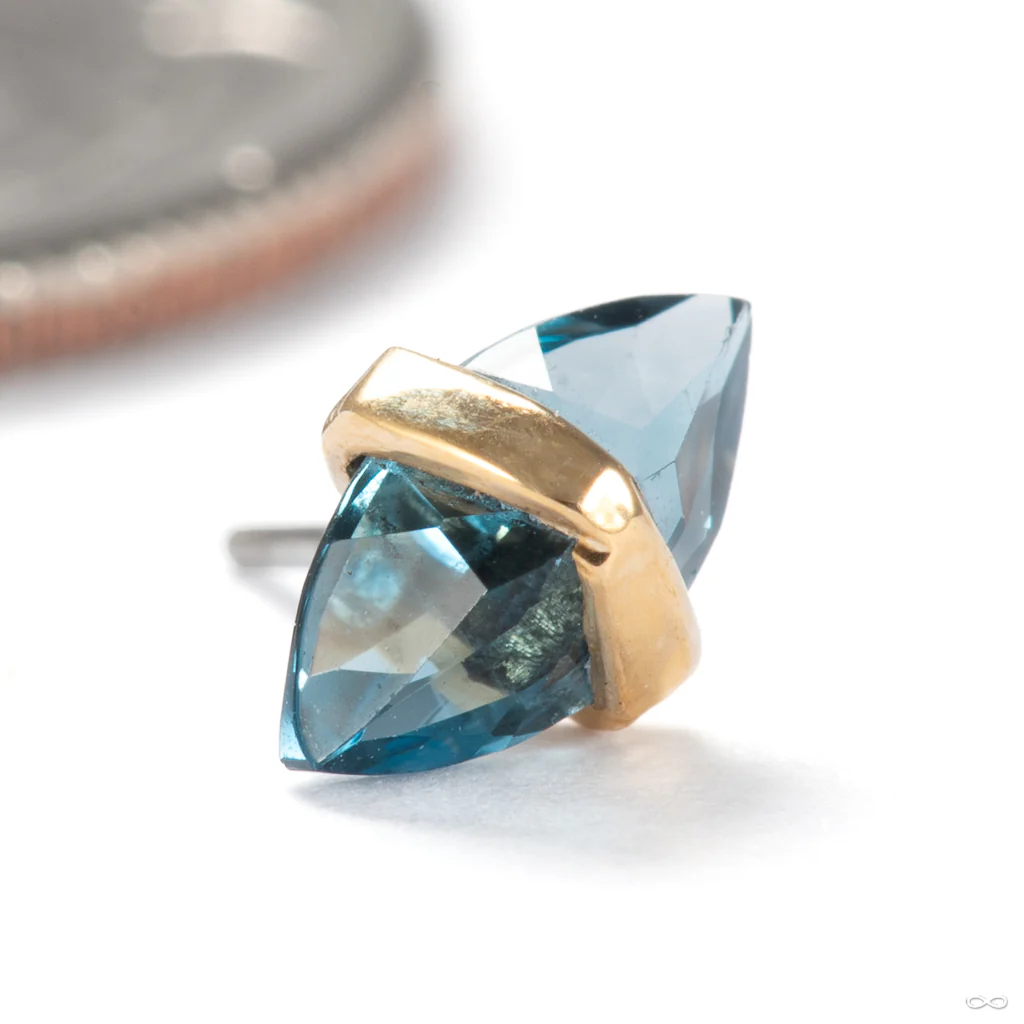 Crystalized Press-fit End in Gold from Pupil Hall - Image 5