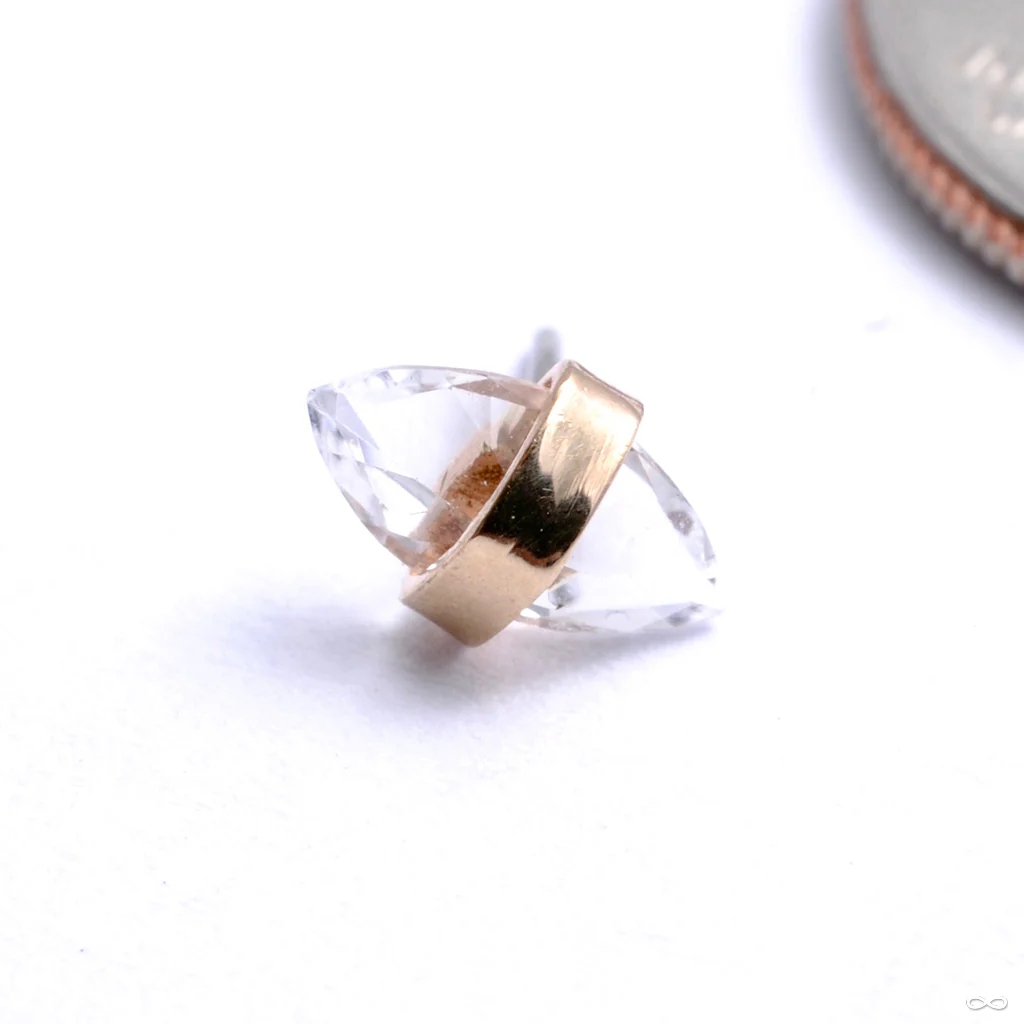 Crystalized Press-fit End in Gold from Pupil Hall - Image 6