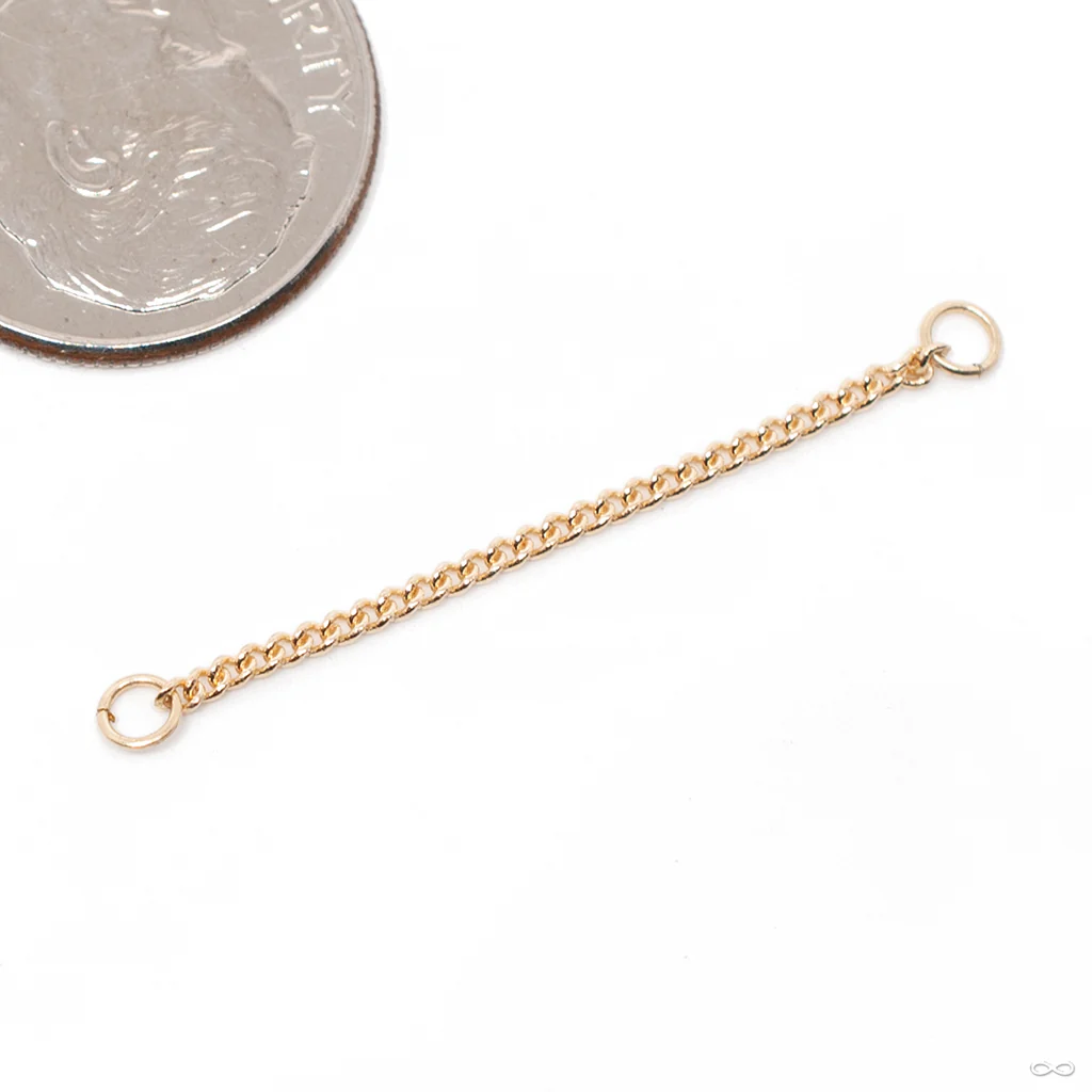 Curb Chain in Gold from Hialeah - Image 3