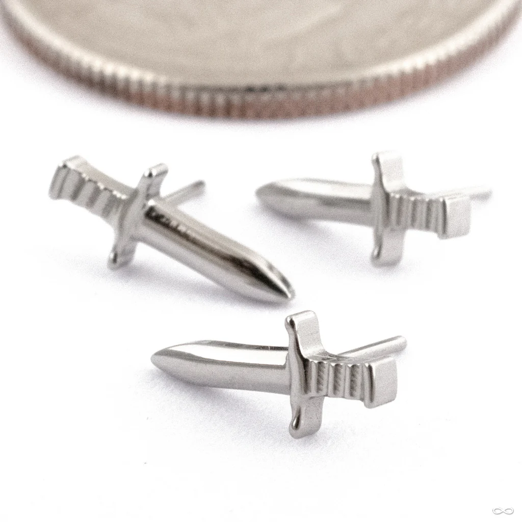 Dagger Press-fit End in Titanium from Diablo Organics