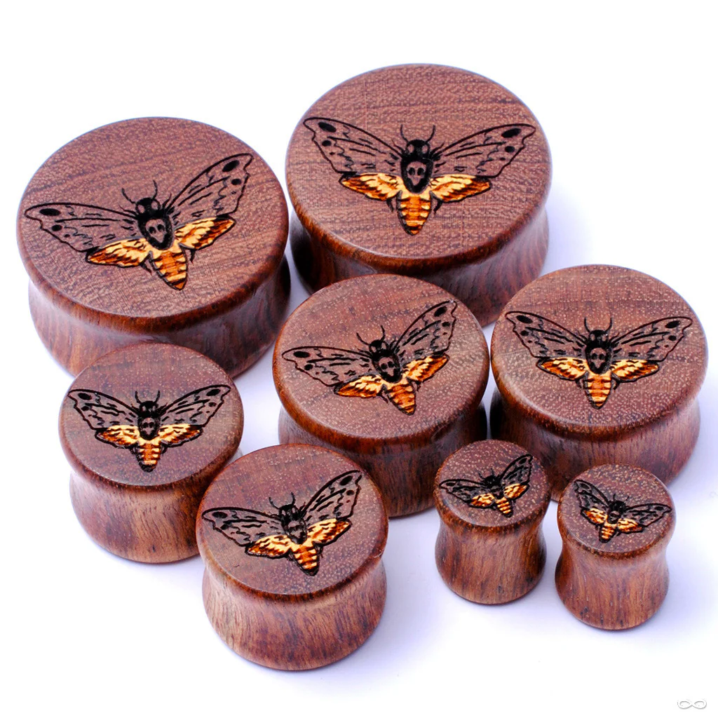 Death’s-Head Hawkmoth Plugs from Omerica Organic