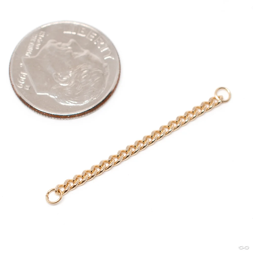 Diamond-cut Curb Chain in Gold from Hialeah