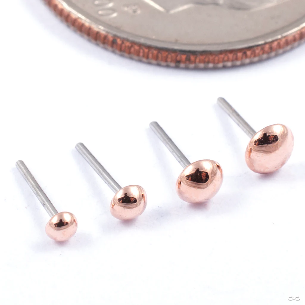 Dome Press-fit End in Gold from LeRoi - Image 4