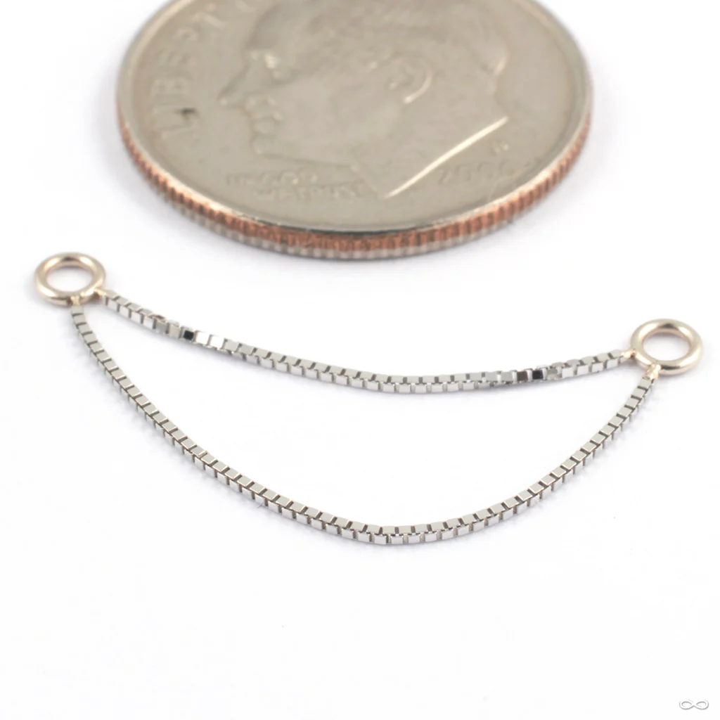 Double Box Chain in Gold from Quetzalli