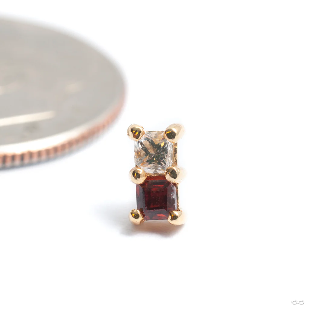 Double Lumine Press-fit End in Gold from Quetzalli - Image 4