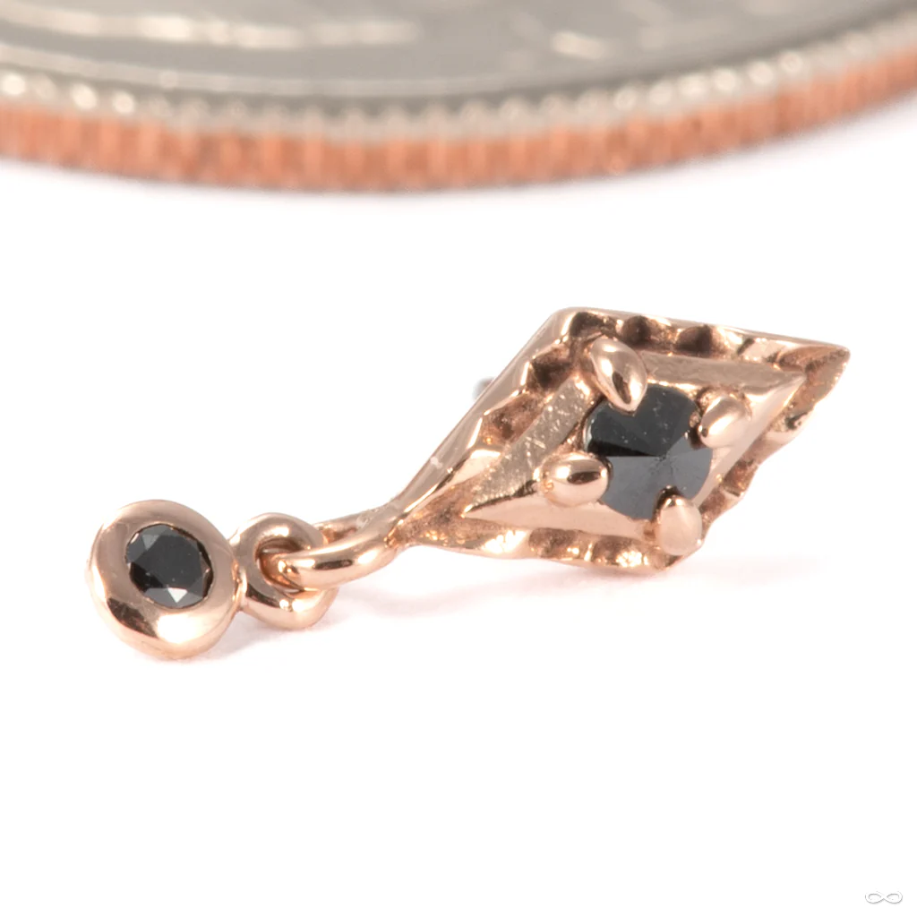 Dyna Drop Press-fit End in Gold from Tether Jewelry - Image 2